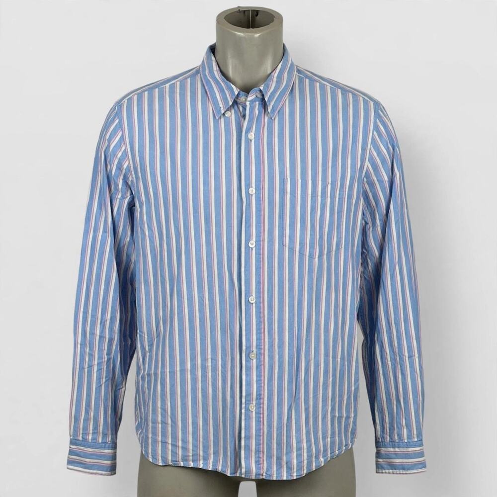 Hollister co blue white and pink size M